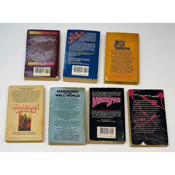 VTG 50s-80s Lot 14 Sci-Fi Fantasy PAPERBACK BOOKS Del Rey Signet Ace Avon Baen - Picture 3 of 7